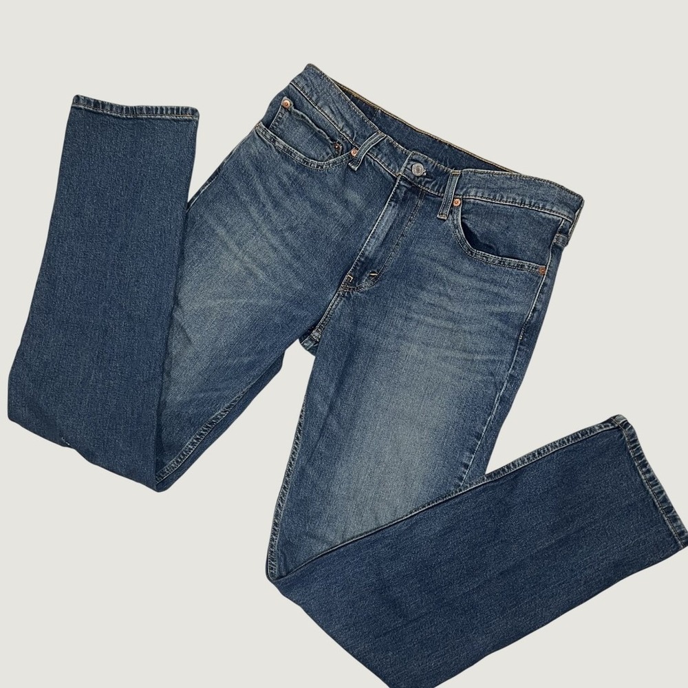 Levis 511 Slim Fit Jeans Mens 34x34 Medium Wash Blue Denim